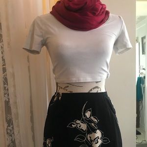 Express floral skirt